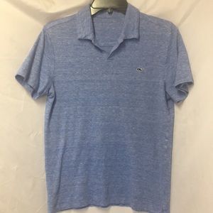 Vineyard Vine blue Polo Collared Shirt Boy Large